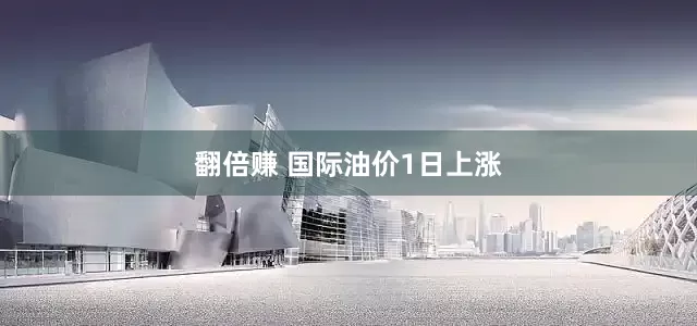 翻倍赚 国际油价1日上涨