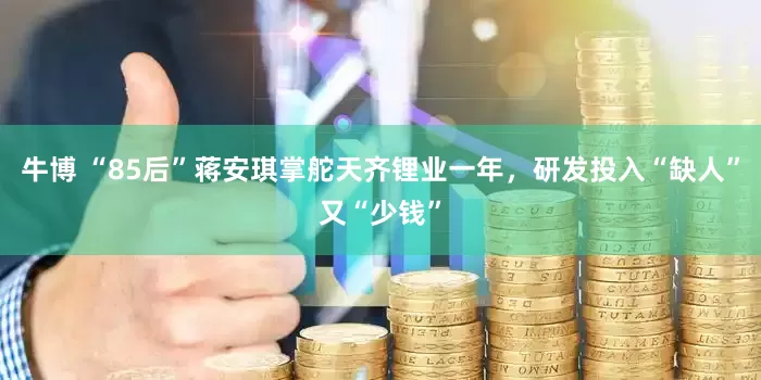 牛博 “85后”蒋安琪掌舵天齐锂业一年，研发投入“缺人”又“少钱”
